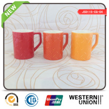 Taza de seda de la pantalla del hogar de diferentes colores